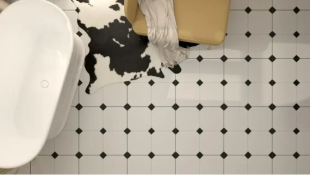Керамогранит El Molino Betera Black-White (58x58) матовый